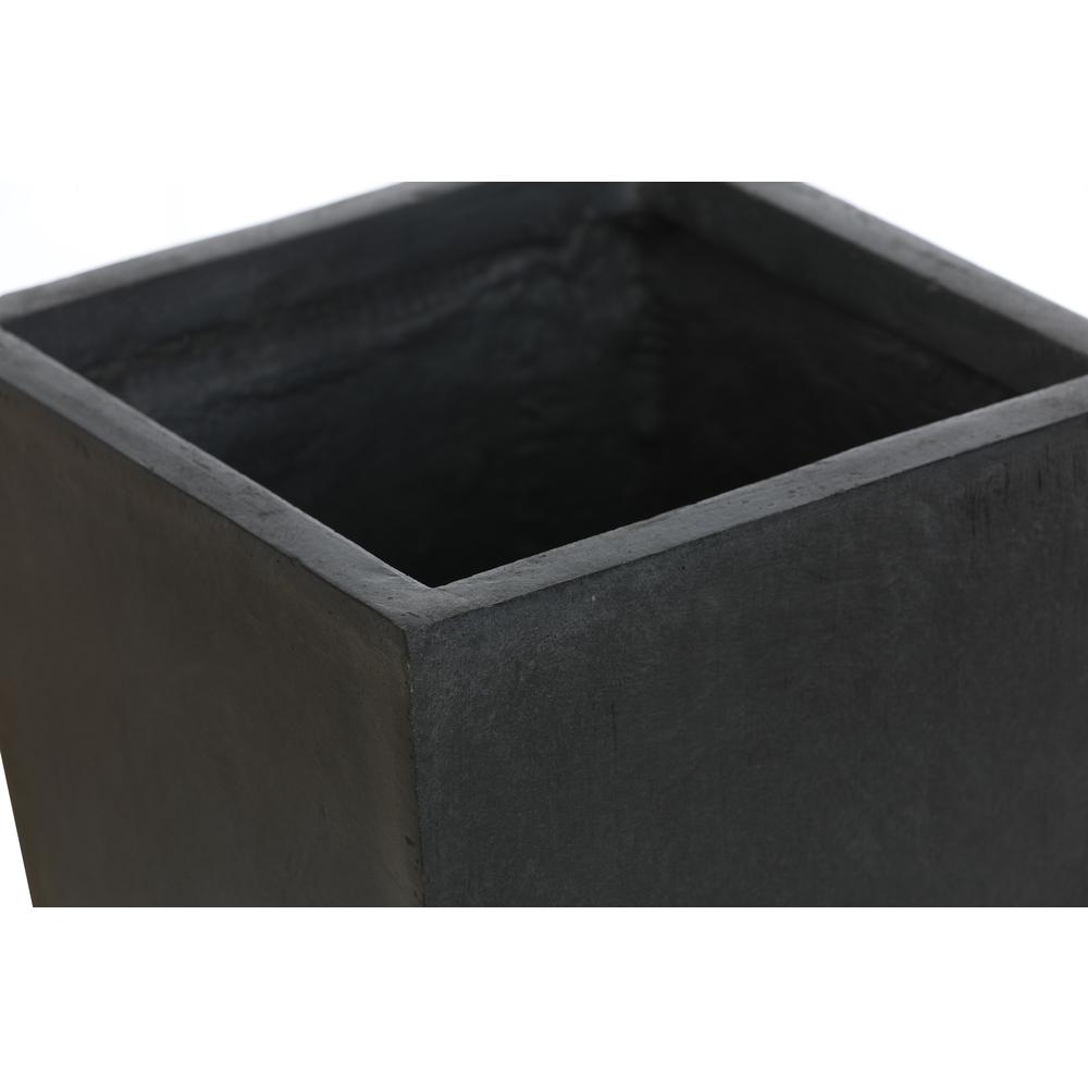 Gray MgO 18.5in. H Tall Tapered Planter. Picture 7