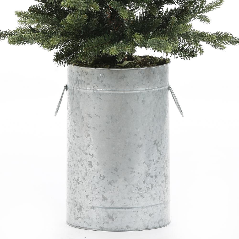 4ft Pre-Lit Artificial Christmas Tree with Metal Pot. Picture 6