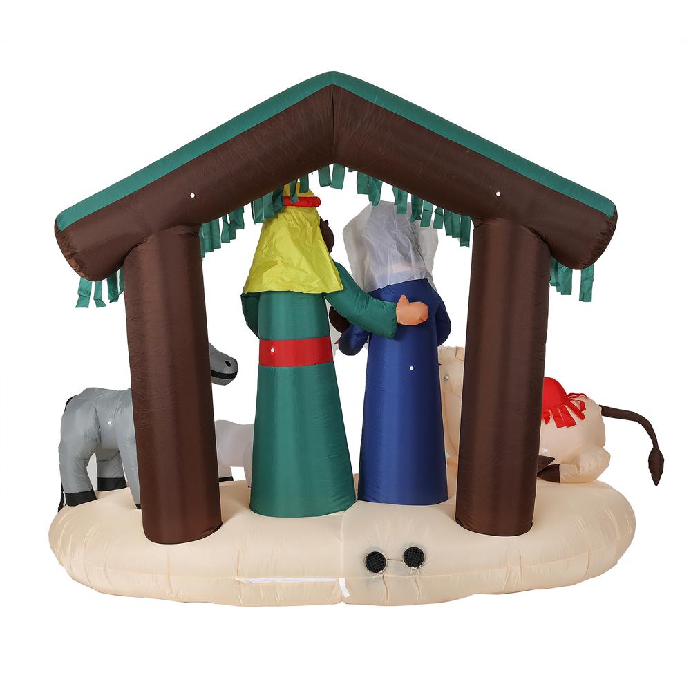 Lighted 6.5ft Nativity Scene Inflatable. Picture 5