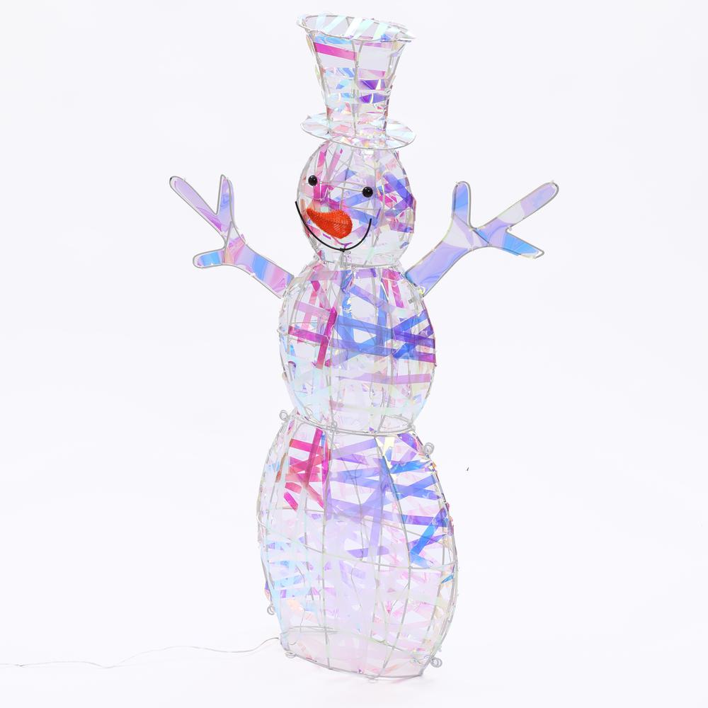Magical Snowman Lighted LED Winter Holiday Yard Decoration. Picture 6