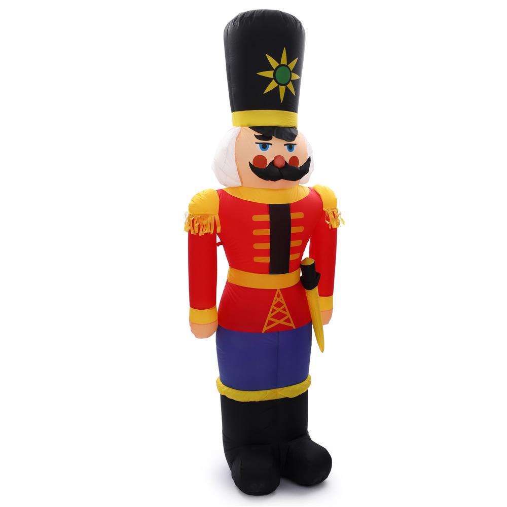 94" Nutcracker Soldier Inflatable with LED Lights. Picture 5