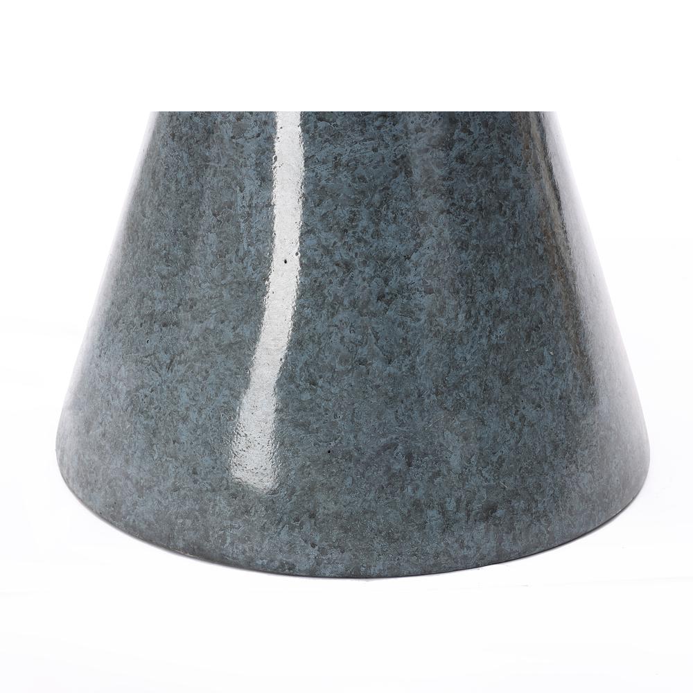 Gray Resin Bubbler Indoor/Outdoor Fountain with Led Light. Picture 9