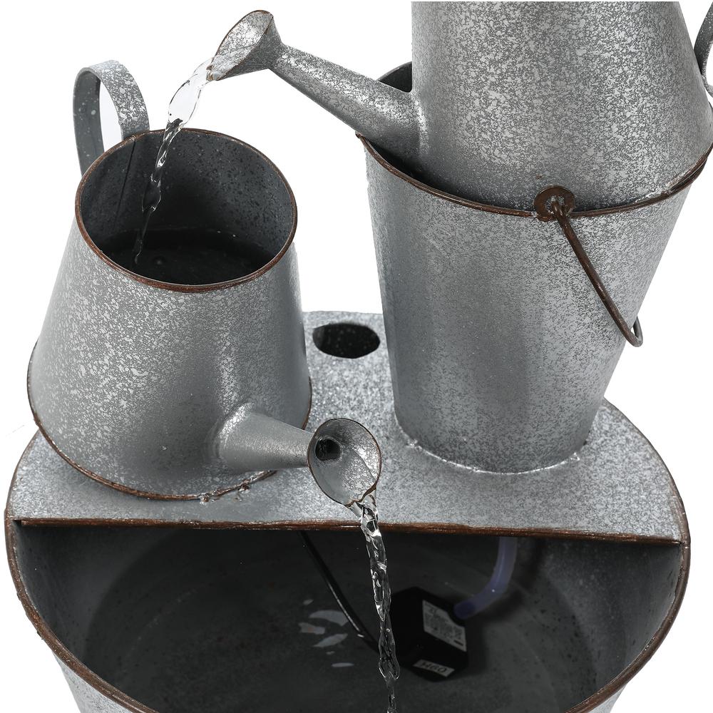 Metal Pitcher Outdoor Fountain. Picture 5