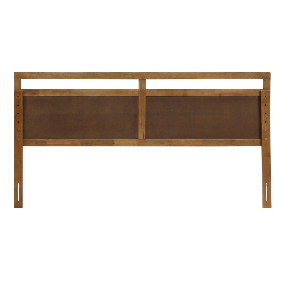 Farmhouse Double Panel Wood Headboard, King. Picture 9