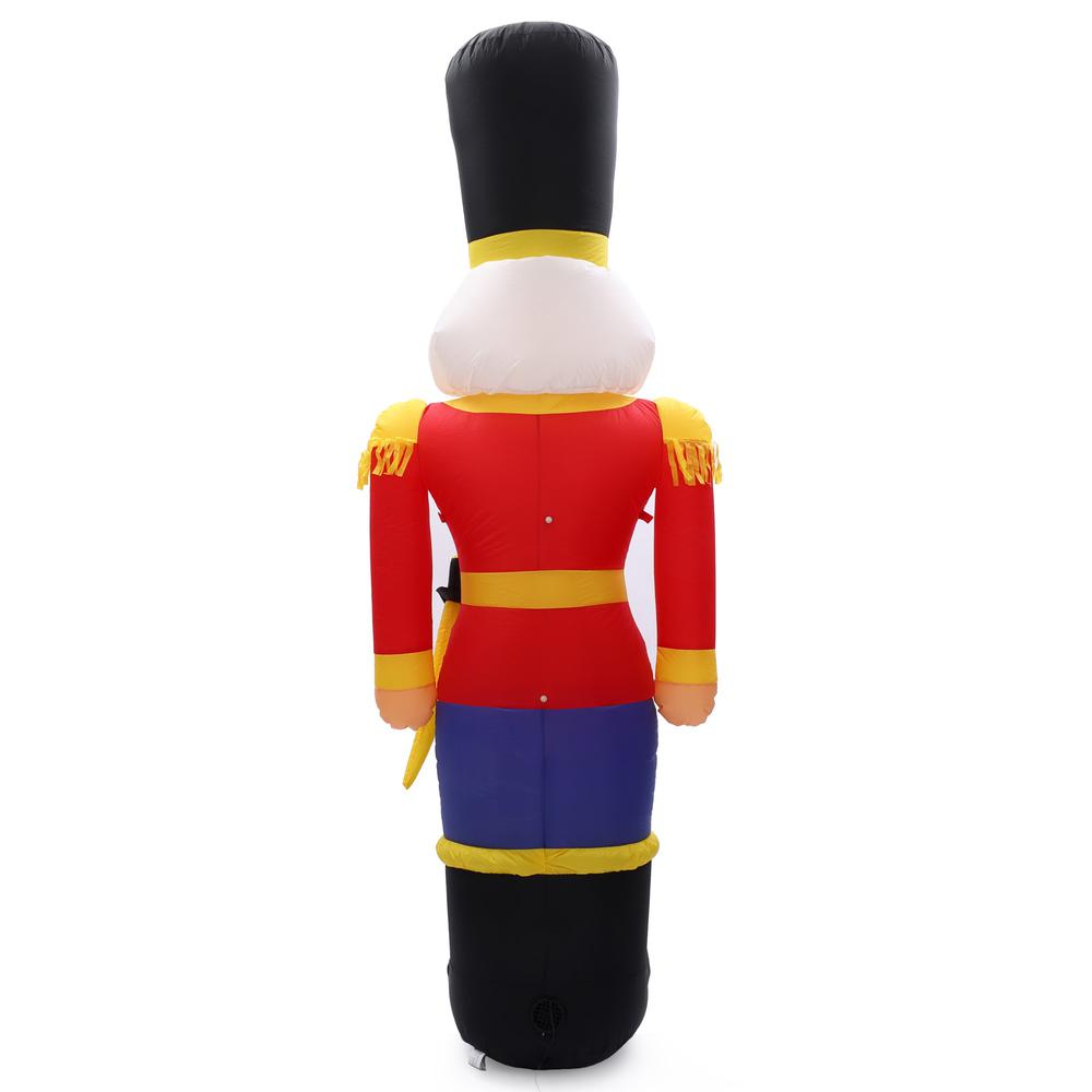 94" Nutcracker Soldier Inflatable with LED Lights. Picture 6