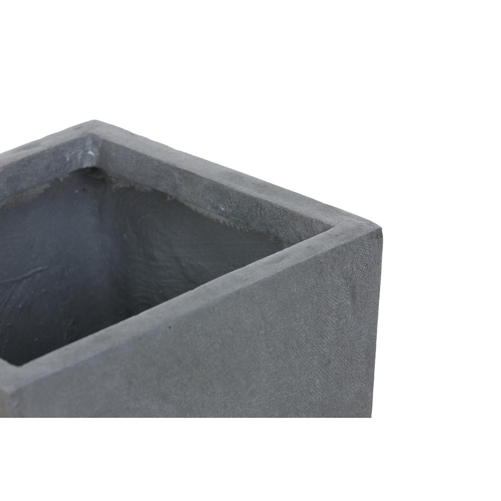 Light Gray MgO 24.2in. H Tall Tapered Planter. Picture 7