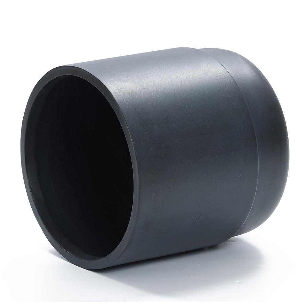 Modern Gray MgO 14.17" Round Planter. Picture 9