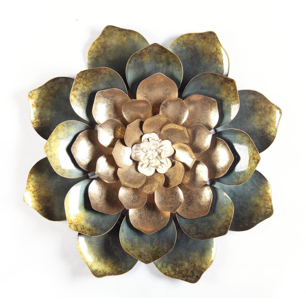 Metal Flower Wall Decor