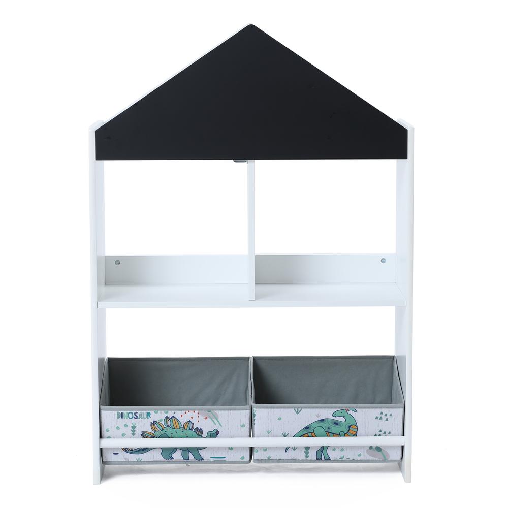 Children's Multi-Functional Dinosaur House Bookcase Storage Bin Floor Cabinet. Picture 1