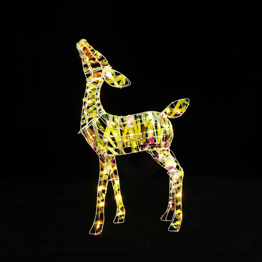 Magical Deer Lighted Winter Holiday Yard Decoration. Picture 5
