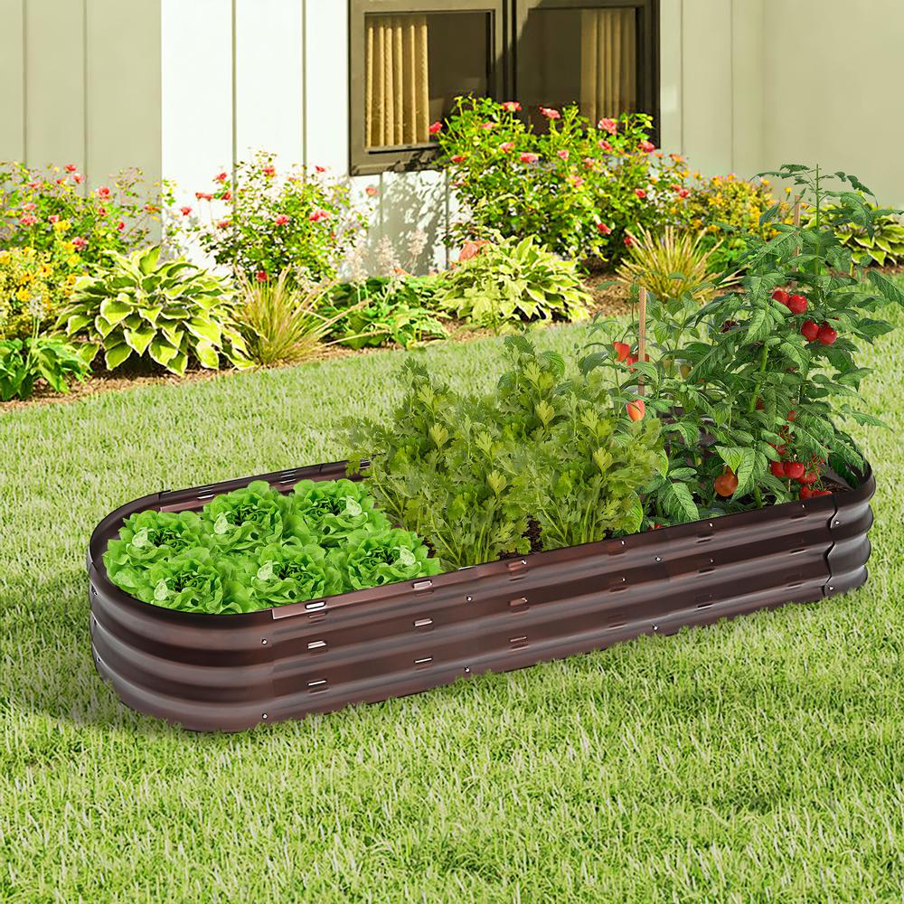 Metal Oval Garden Bed. Picture 10