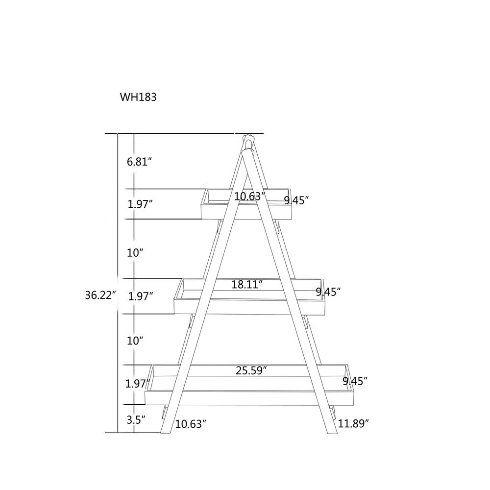 3 Tier Ladder Plant Stand. Picture 10