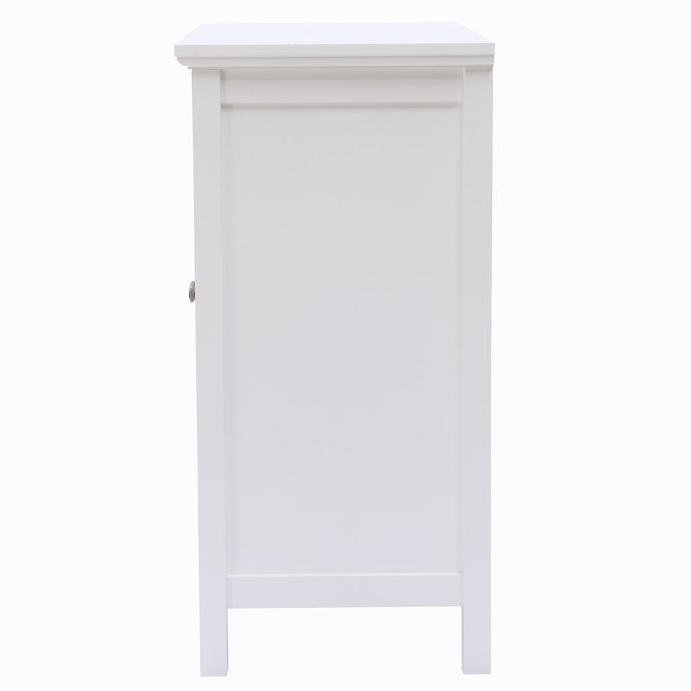 White Pine Wood, 2-Door Accent Storage Cabinet. Picture 7