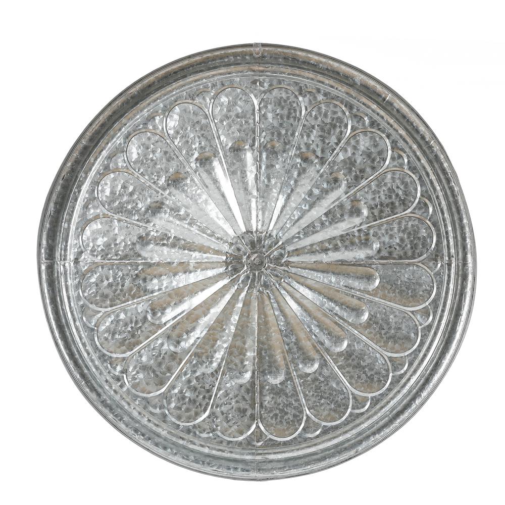 Multi-Color Iron Flower Round -  Wall Decor. Picture 7