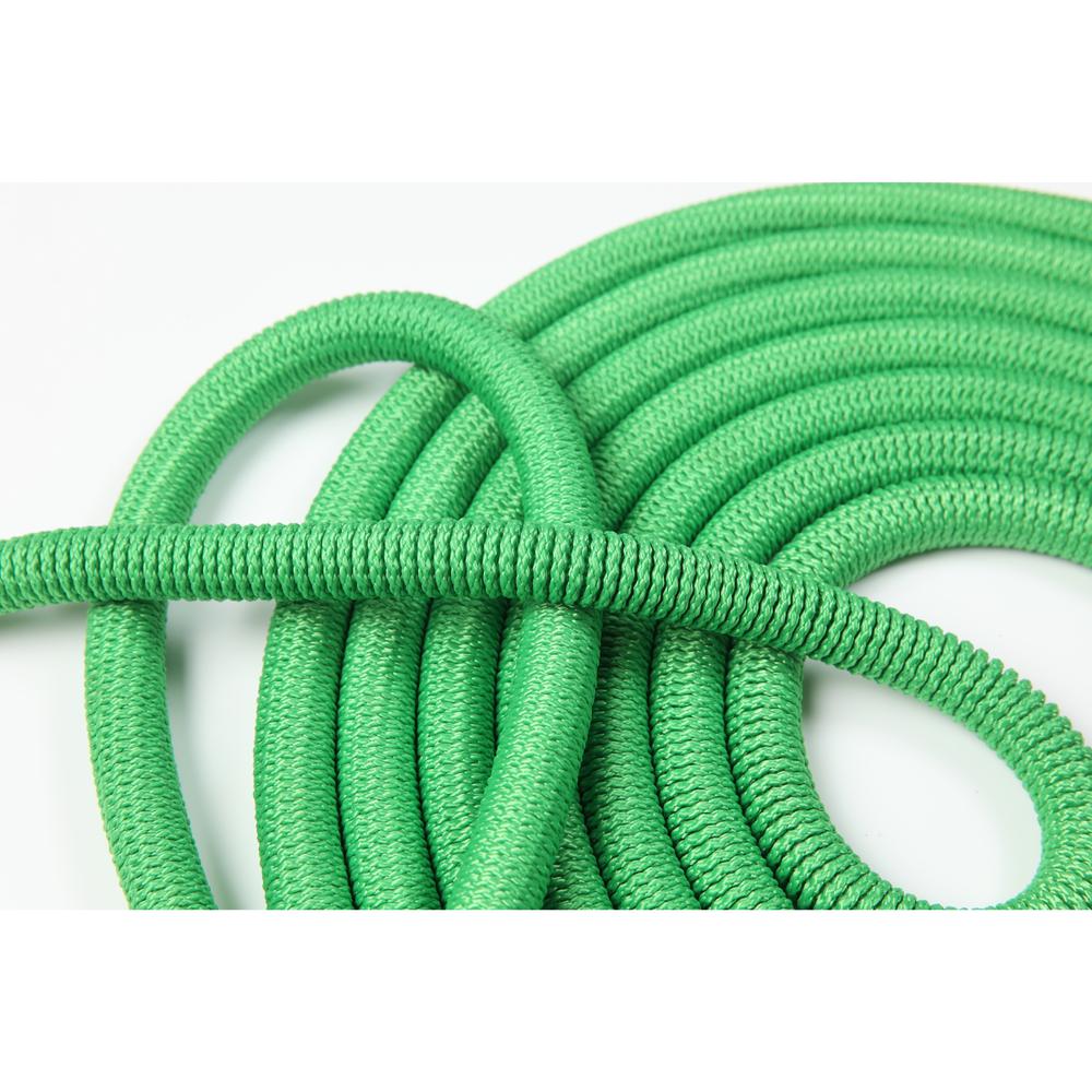 50ft Green Expandable Water Hose with Water Spray Nozzle Attachment. Picture 7