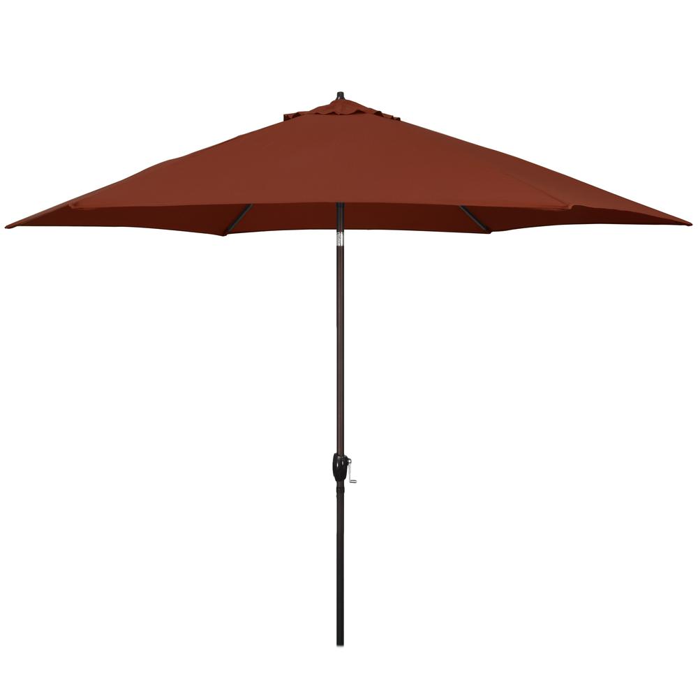 11-Foot Aluminum Market Patio Umbrella. Picture 2