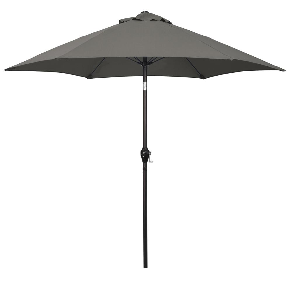 9-Foot Aluminum Market Patio Umbrella. Picture 1