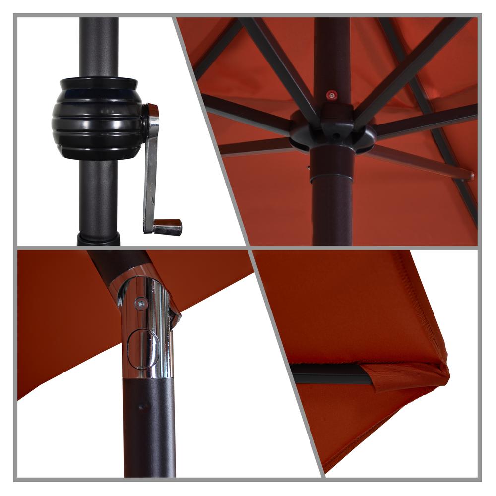 9-Foot Steel Market Patio Umbrella. Picture 3