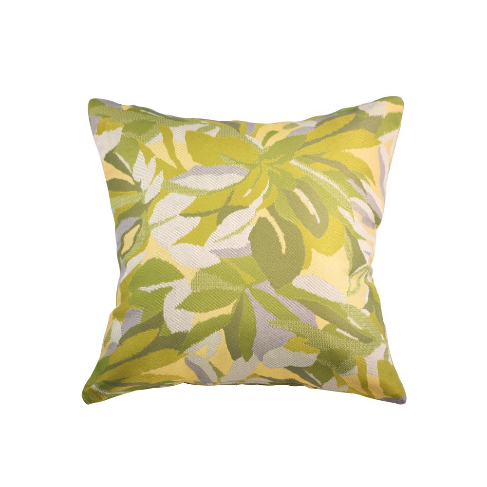 18"x18"  Pacifica Accent  Throw Pillow by in Dewey Green. Picture 1