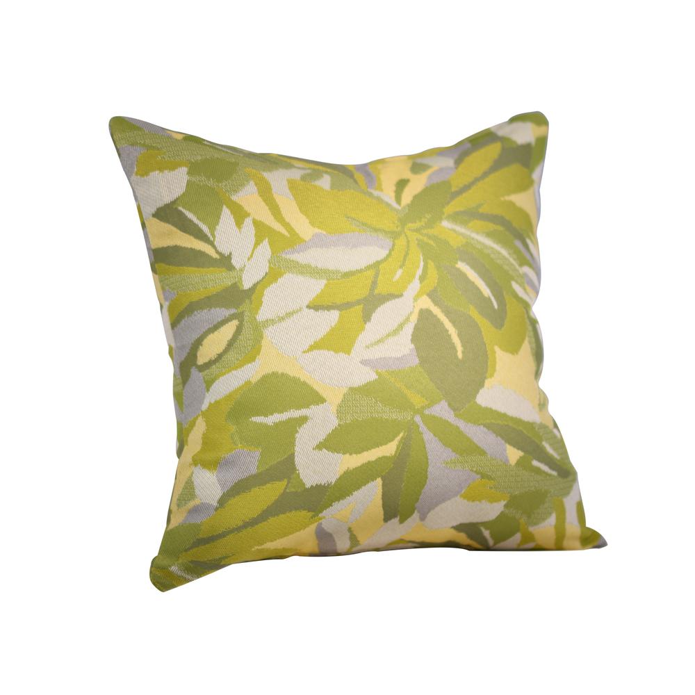 18"x18"  Pacifica Accent  Throw Pillow by in Dewey Green. Picture 3