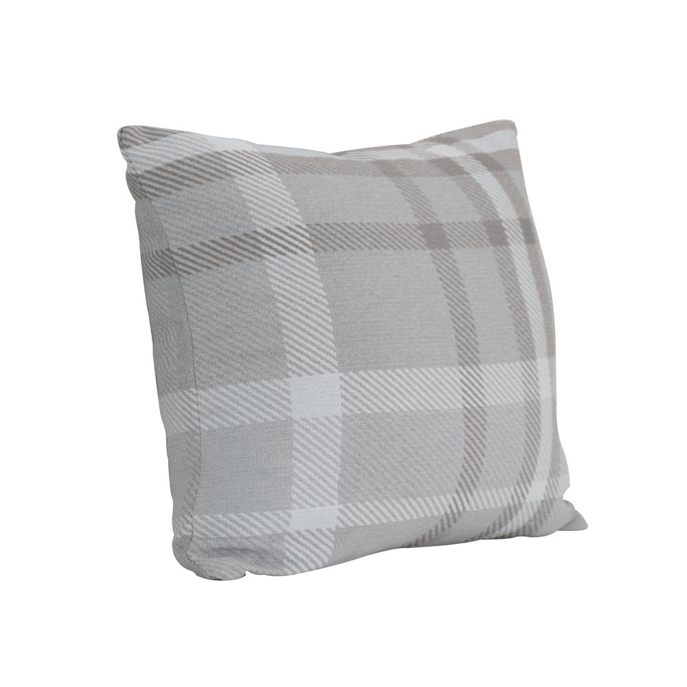 18"x18"  Pacifica Accent  Throw Pillow by in Tartan Hemp. Picture 3