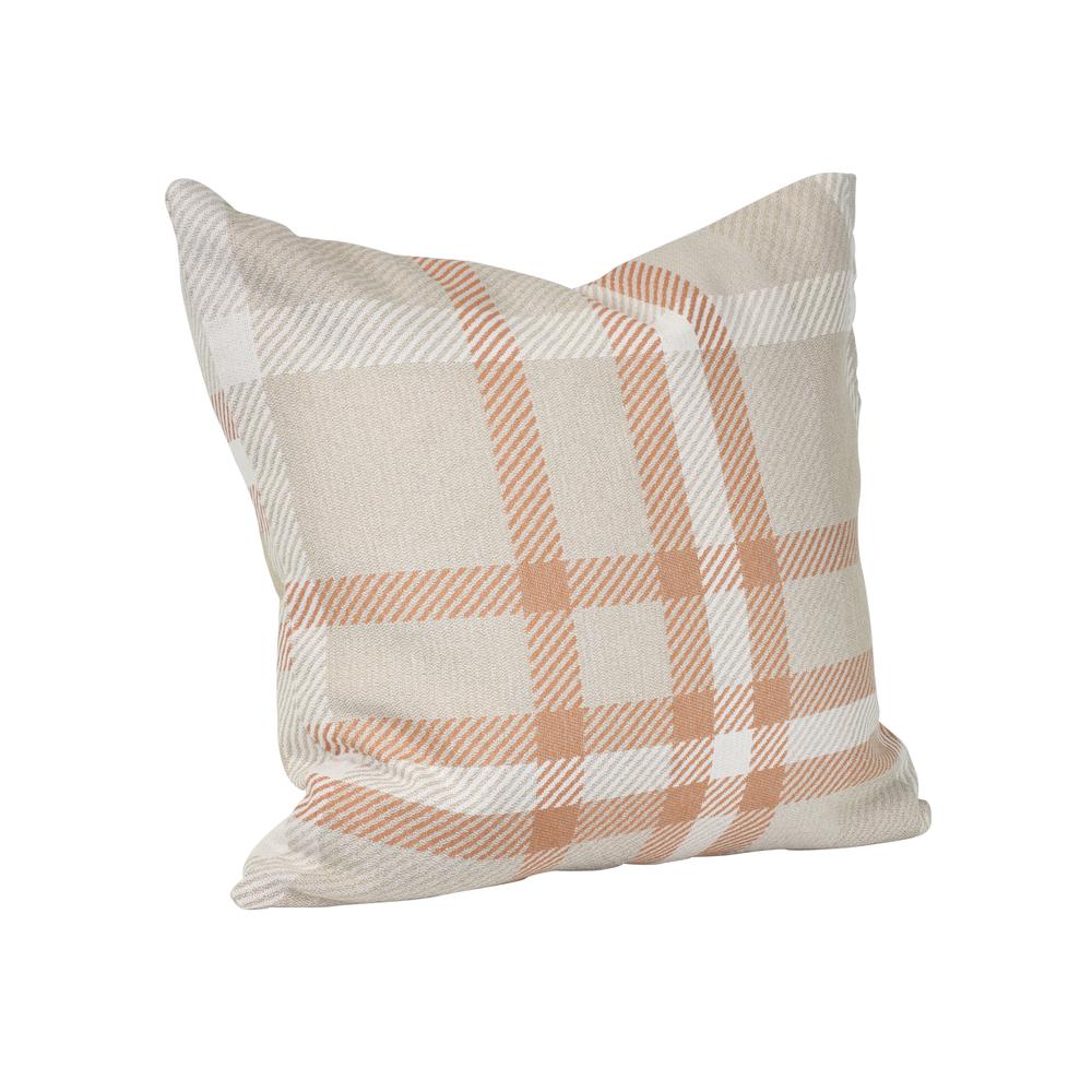 18"x18"  Pacifica Accent  Throw Pillow by in Tartan Tuscan. Picture 3