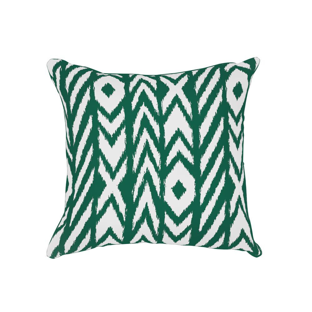 18"x18"  Pacifica Accent  Throw Pillow by in Fire Island Jade. The main picture.