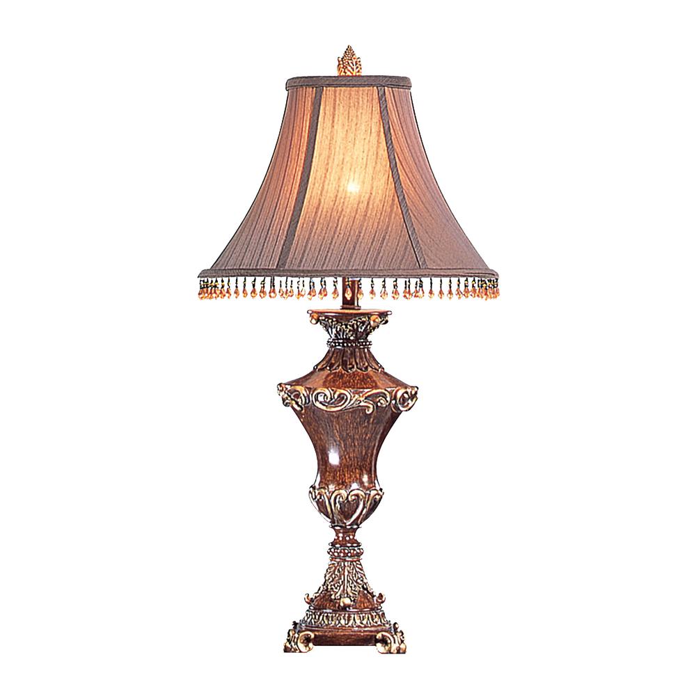 Resemble Wood Table Lamp. Picture 1