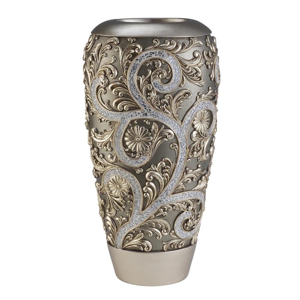 Silver Vine Vase. Picture 1