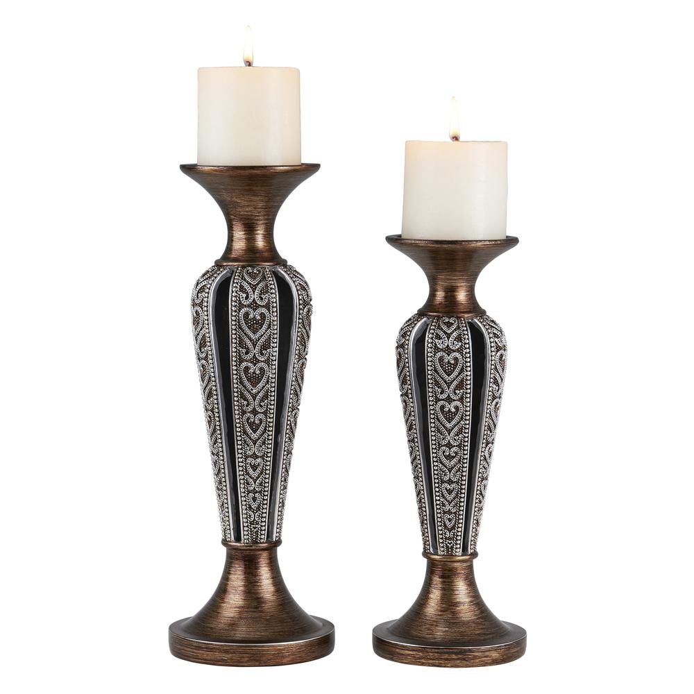 Everly Candleholder Set. Picture 1
