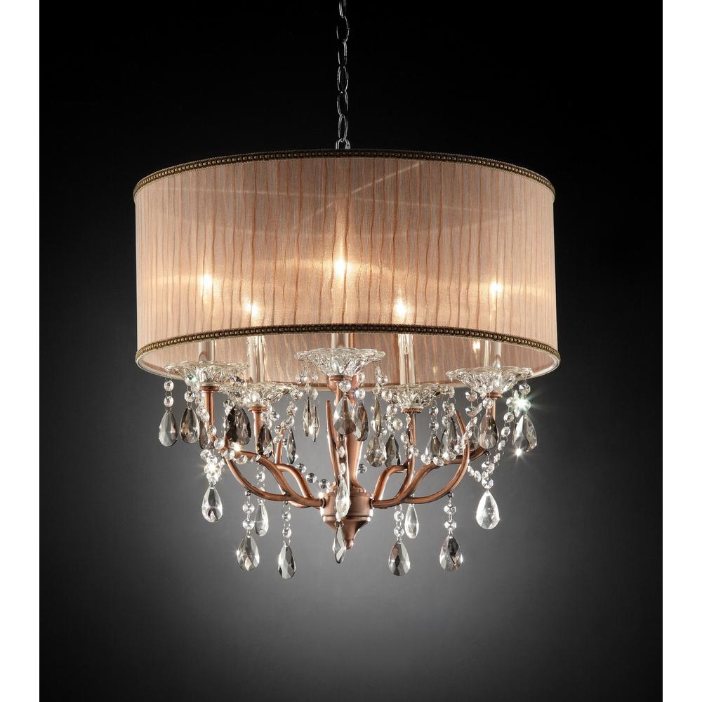 Rosie Crystal Ceiling Lamp. The main picture.