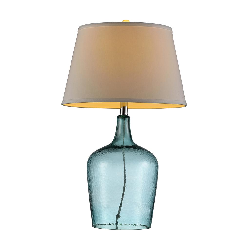 27"H Ocean Breeze Glass Table Lamp. Picture 1