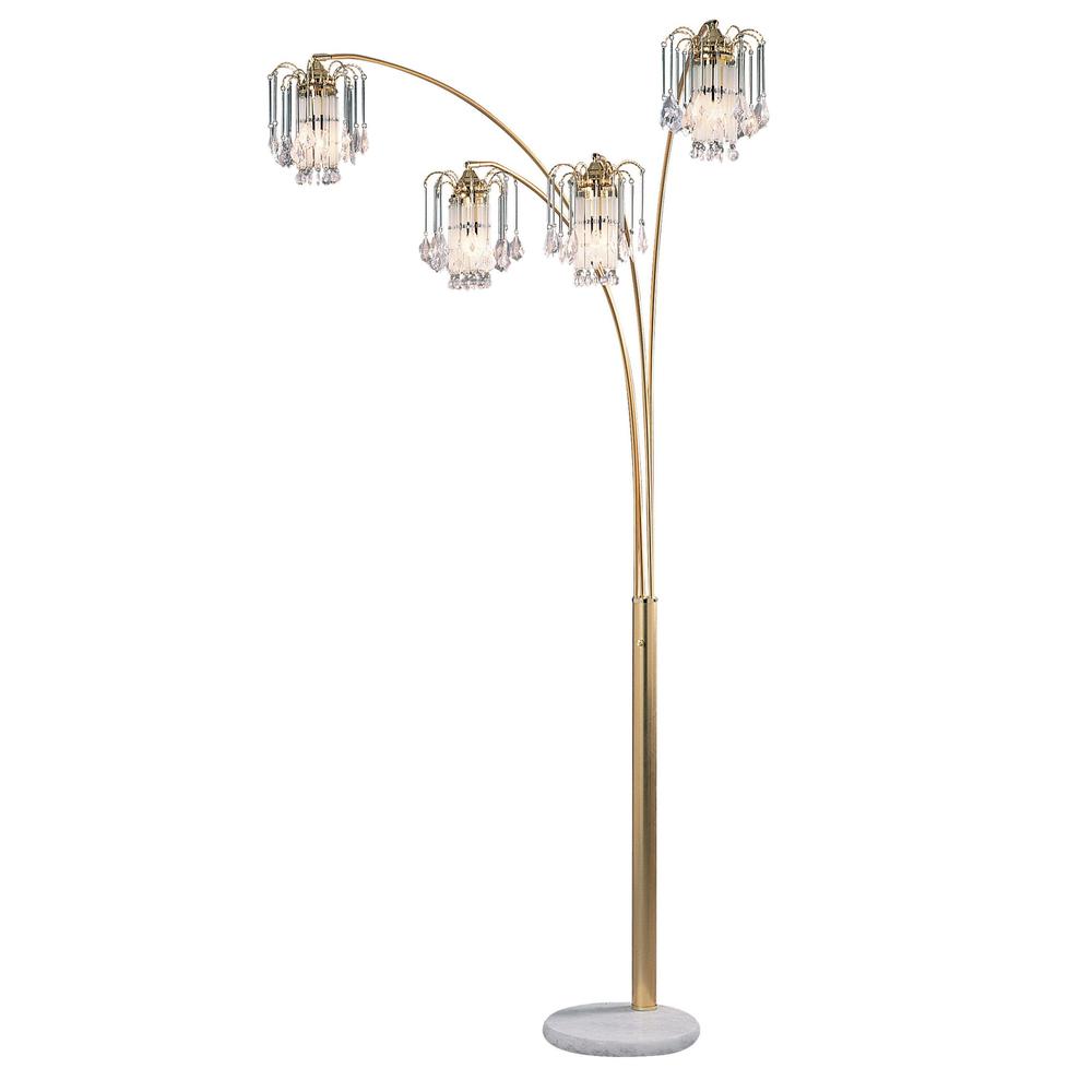 French Gold 4-Arch Floor Lamp