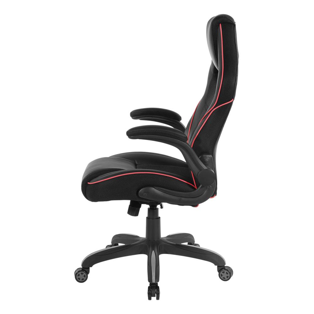 Xeno Gaming Chair in Red Faux Leather, XEN25-RD. Picture 4