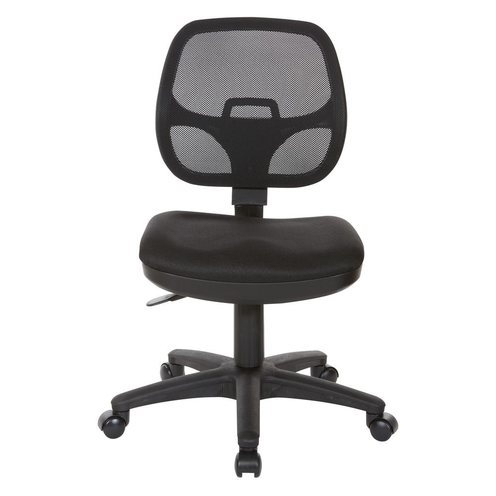Mesh Screen Back Task Chair with Fabric Seat. Picture 5
