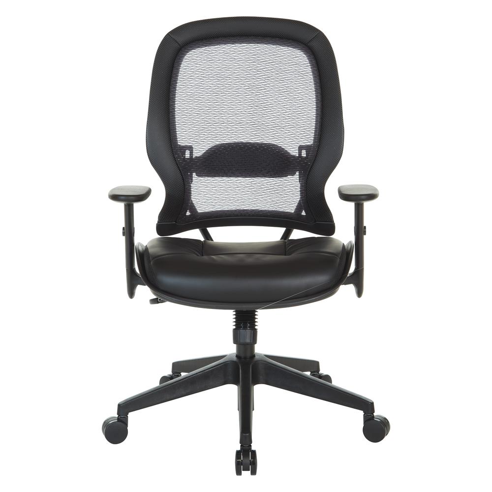 Dark Air Grid® Back Managers Chair, Black. Picture 4