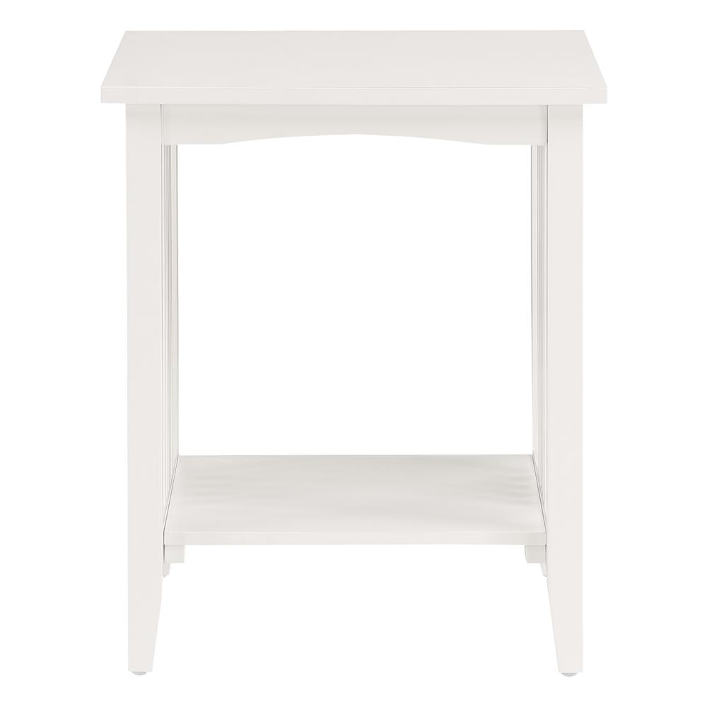 Sierra Side Table, White Finish. Picture 4