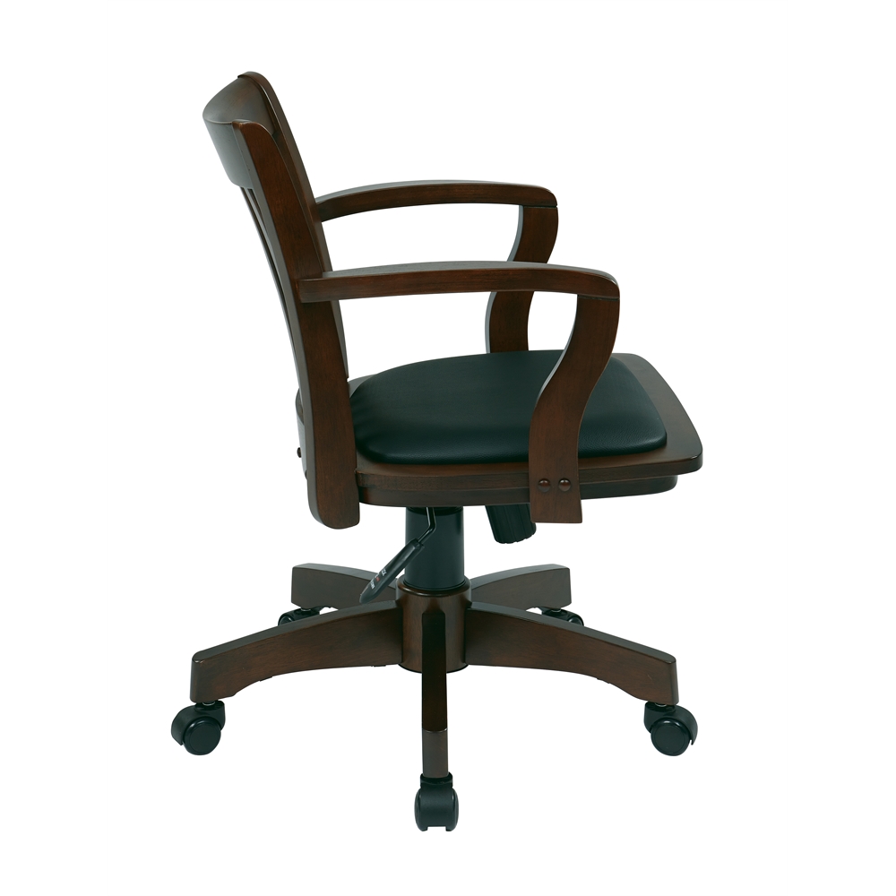 Deluxe Wood Banker's Chair. Picture 2