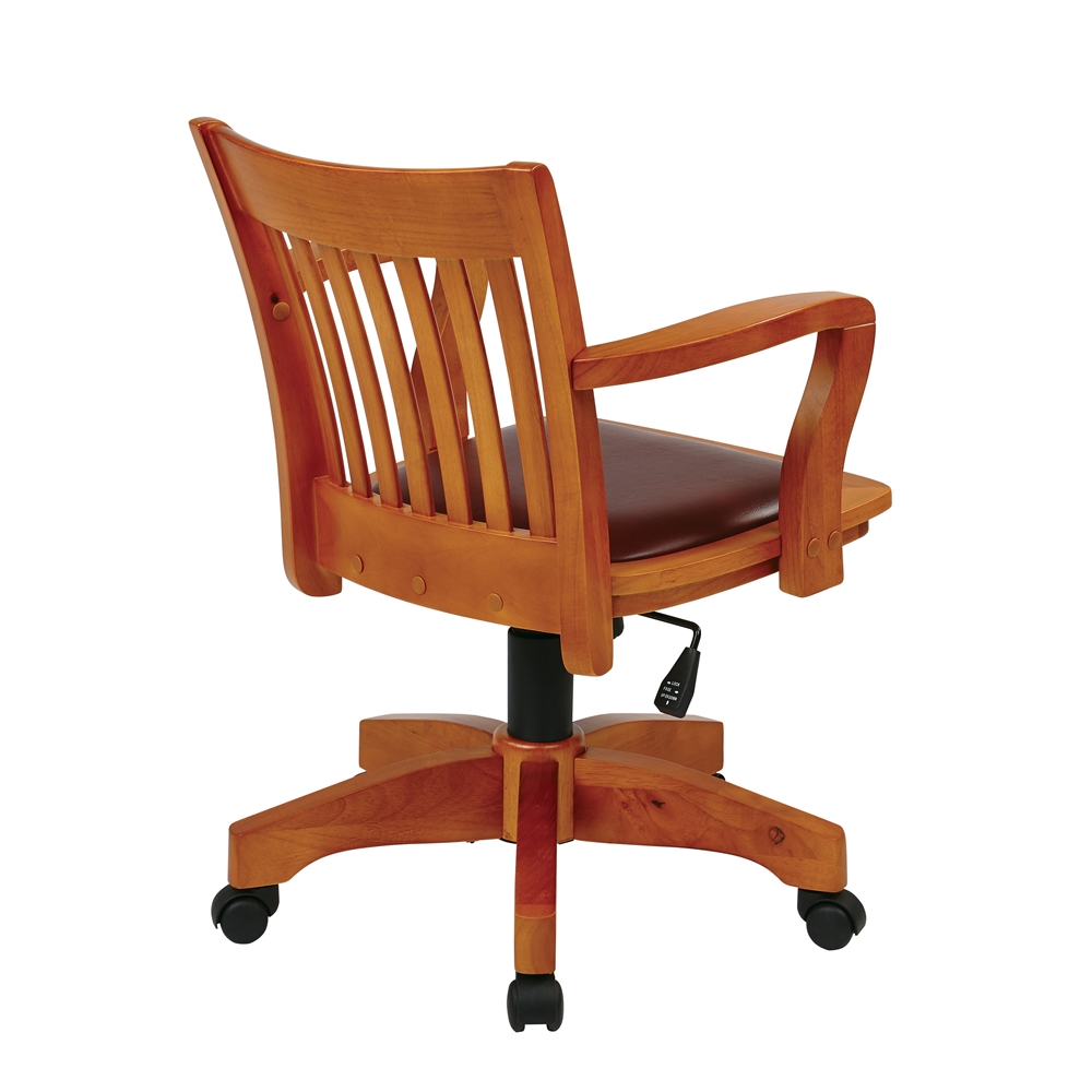 Deluxe Wood Banker's Chair. Picture 3