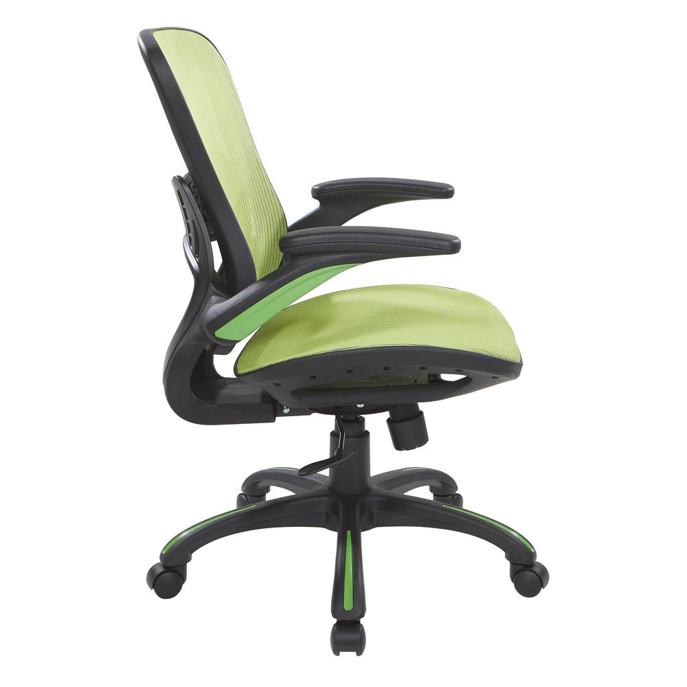 Mesh Seat and Back Manager’s Chair in Green Mesh, 69906-6. Picture 4