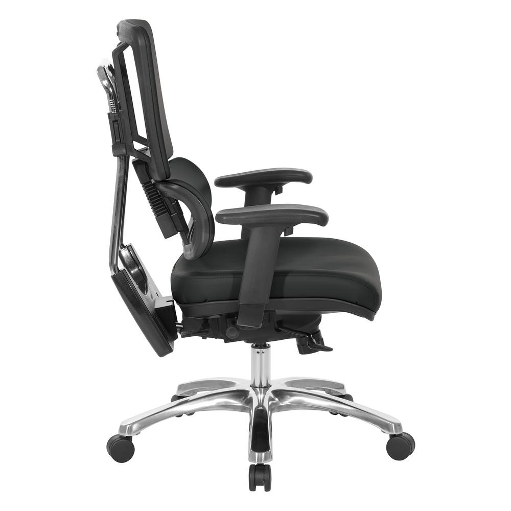 Dillon Seat and Back Managers Chair, Black. Picture 5