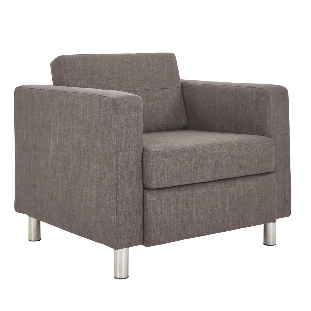 Pacific Armchair In Cement Fabric, PAC51-M59. Picture 1