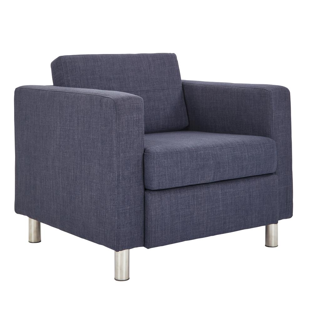 Pacific Armchair In Navy Fabric, PAC51-M19. Picture 1