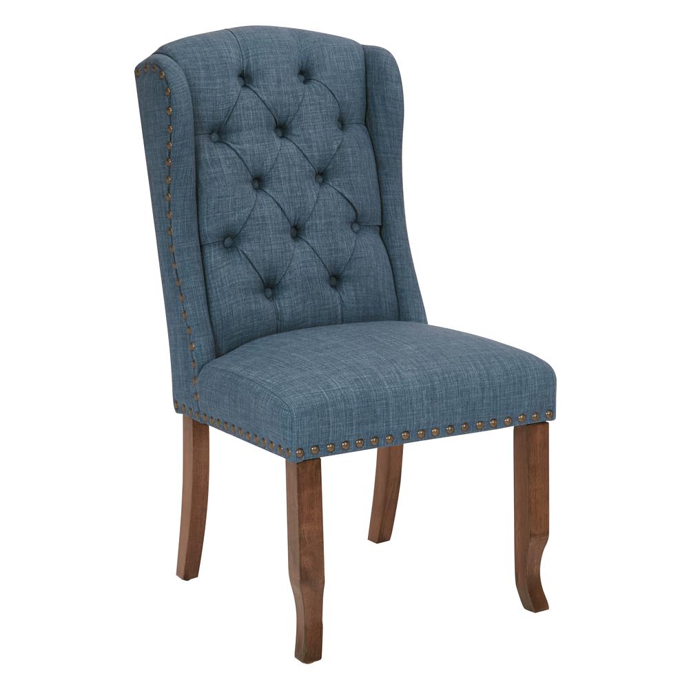 Jessica Tufted Wing Dining Chair. Picture 1