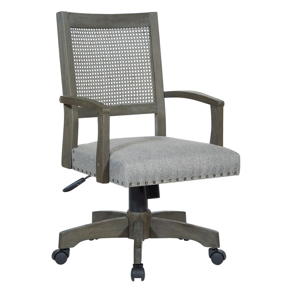 Dlx Cane Back Bankers Chair. Picture 1
