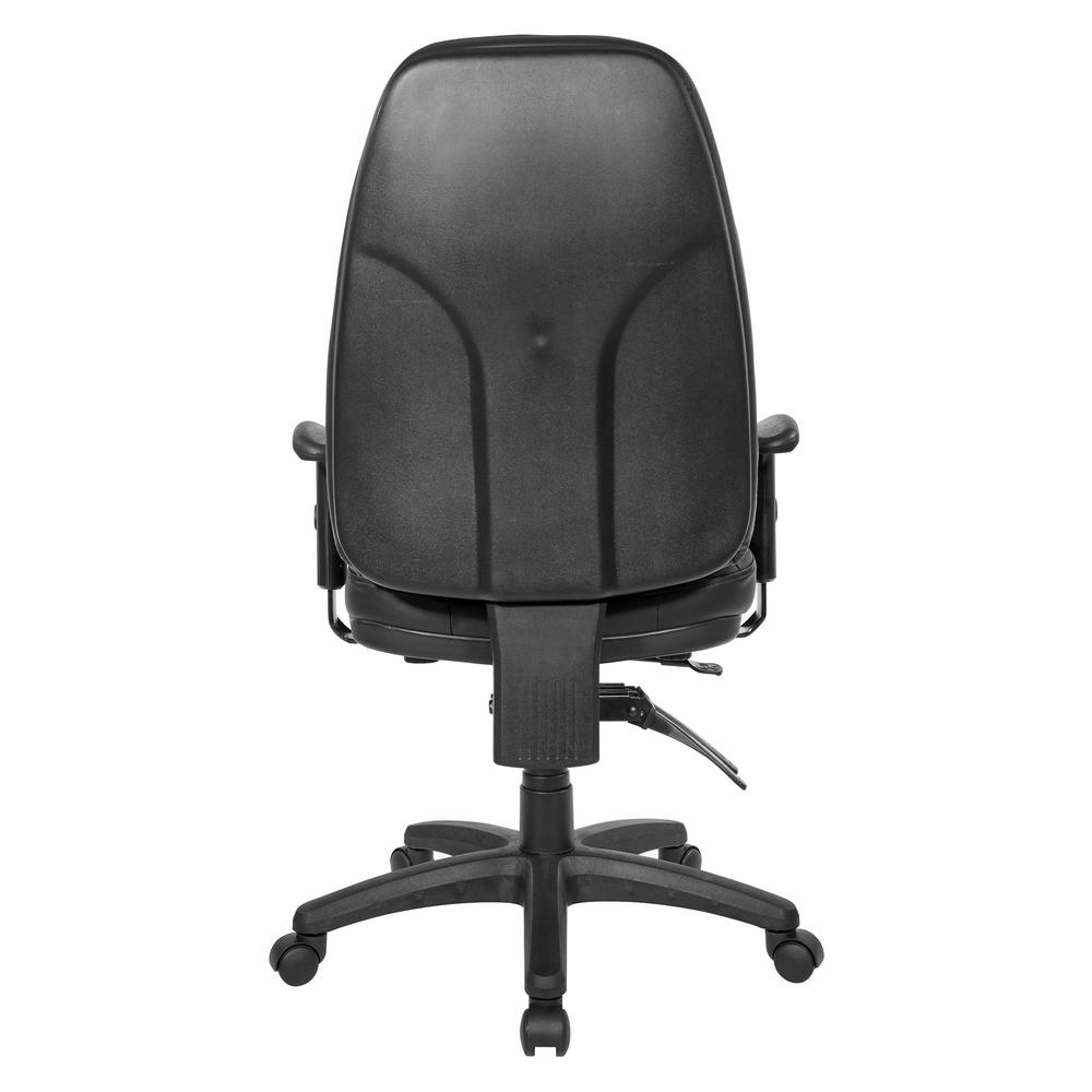 Deluxe Multi Function Ergonomic High Back Chair in Dillon Black, EC4350-R107. Picture 4