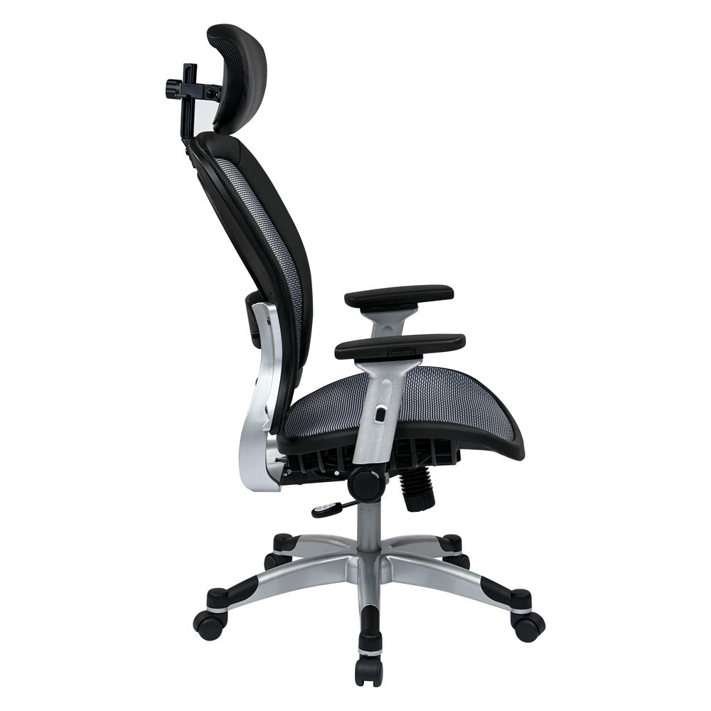 Professional Light Air Grid® Back and Seat Chair with Headrest. Picture 2