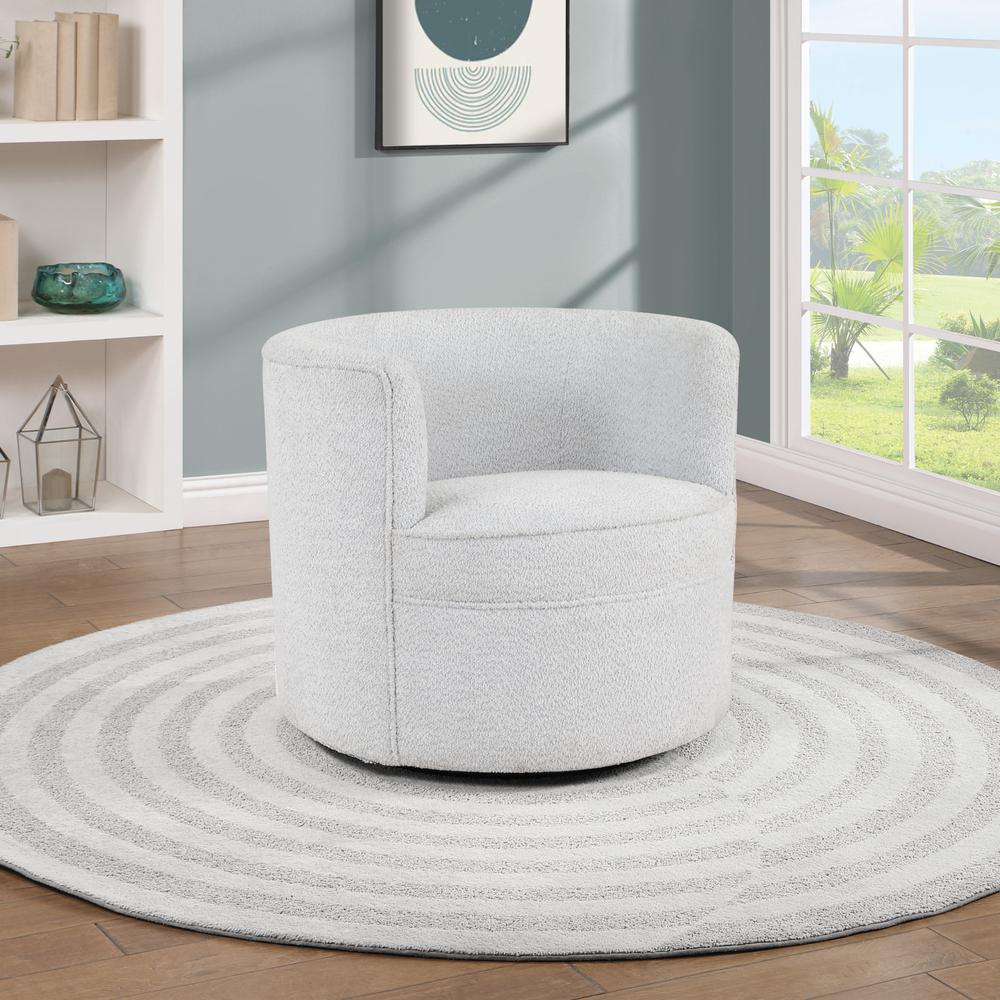 Cleo Swivel Chair Fog. Picture 6