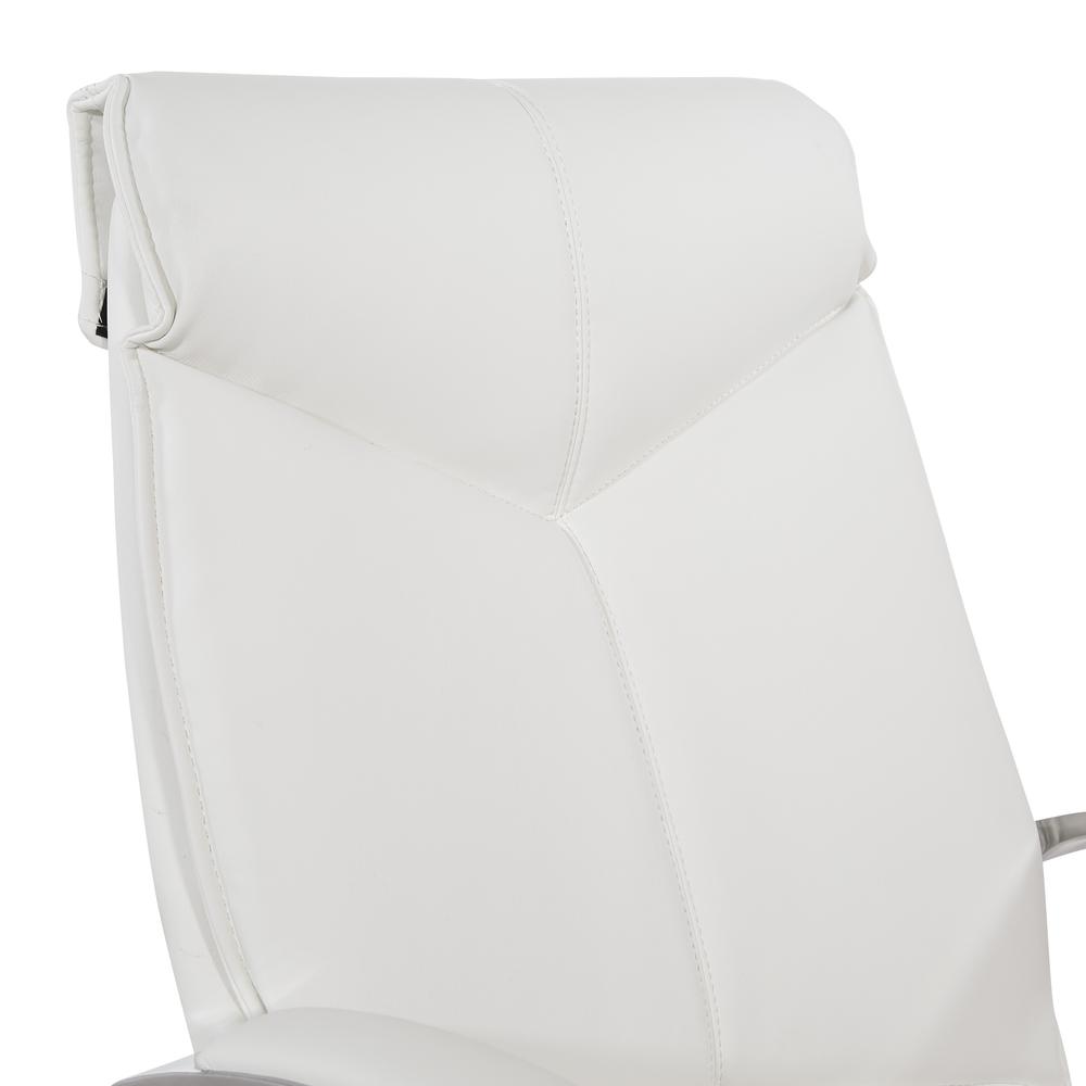 Deluxe High Back Chair, White. Picture 7