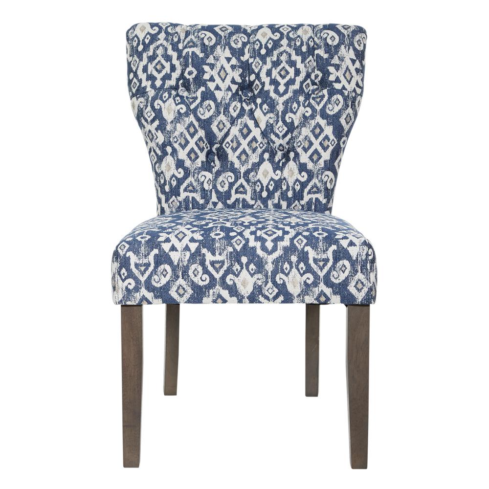 Andrew Dining Chair in Blue with Grey Brushed Legs, ANDG-K61. Picture 3